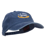 US Army Retired Emblem Embroidered Washed Cap