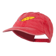 Fishing Red Walleye Lure Embroidered Washed Cap