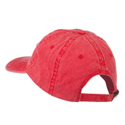 Fishing Red Walleye Lure Embroidered Washed Cap