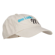 One Lucky Mr Embroidered Low Cap