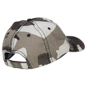 US Army Veteran Military Embroidered Enzyme Camo Cap