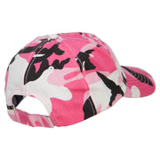 US Army Veteran Military Embroidered Enzyme Camo Cap