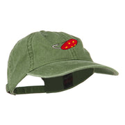 Fishing Red Walleye Lure Embroidered Washed Cap