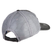 Succulent Arrangement Embroidered Low Profile Special Cotton Mesh Cap - Black OSFM