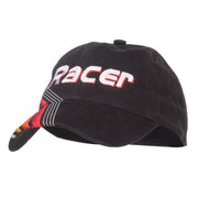 Racer Embroidered Deluxe Cotton Cap