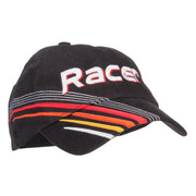 Racer Embroidered Deluxe Cotton Cap