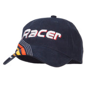 Racer Embroidered Deluxe Cotton Cap