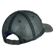 Succulent Arrangement Embroidered Low Profile Special Cotton Mesh Cap - Green OSFM