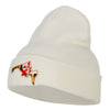 Maryland State Flag Map Embroidered Long Beanie