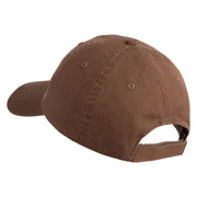 Blueberries Embroidered Low Profile Pet Spun Washed Cap - Brown OSFM