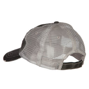 US Army 82nd Airborne Retired Embroidered Low Profile Cotton Mesh Cap