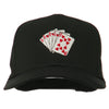 Royal Flush Embroidered Cotton Twill Cap