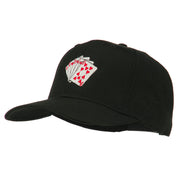 Royal Flush Embroidered Cotton Twill Cap