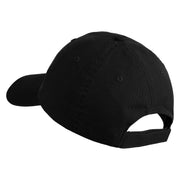 Blueberries Embroidered Low Profile Pet Spun Washed Cap - Black OSFM
