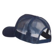 US Navy Retired Emblem Embroidered Mesh Cap