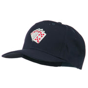 Royal Flush Embroidered Cotton Twill Cap