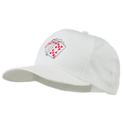 Royal Flush Embroidered Cotton Twill Cap