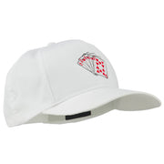 Royal Flush Embroidered Cotton Twill Cap