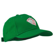 Royal Flush Embroidered Cotton Twill Cap