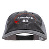 Keepin it Real Embroidered Washed Trucker Cap