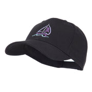 Sailboat with Wave Logo Embroidered Cap