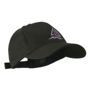 Sailboat with Wave Logo Embroidered Cap