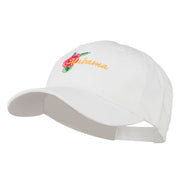 Alabama State Camellia Flower Embroidered Cap