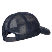 US Air Force Retired Embroidered Low Profile Cotton Mesh Cap