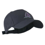 Sailboat with Wave Logo Embroidered Cap