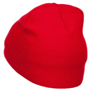 Santa Claus with Hat Embroidered Short Beanie