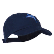 Sailfish Embroidered Washed Cap