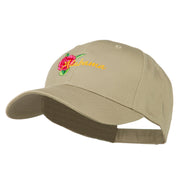 Alabama State Camellia Flower Embroidered Cap