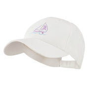 Sailboat with Wave Logo Embroidered Cap