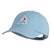 Sailbot Patched Pigment Dyed Wash Cap - Lt Blue OSFM