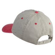 Sailbot Patched Pigment Dyed Wash Cap - Beige Red OSFM