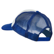 Sailboat Under Sun Embroidered Foam Mesh Back Cap