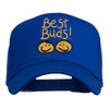 Best Buds Smile Faces Embroidered Mesh Cap