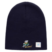 Licensed Navy Seabees Symbol Embroidered Short Beanie Made in USA