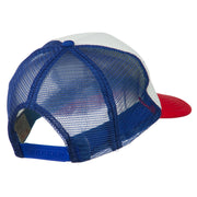 Sailboat Under Sun Embroidered Foam Mesh Back Cap