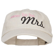 Soon To Be Mrs Embroidered Low Cap