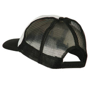 Sailboat Under Sun Embroidered Foam Mesh Back Cap