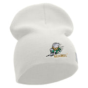 Licensed Navy Seabees Embroidered Short Beanie Made in USA