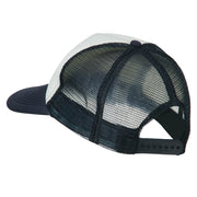 Sailboat Under Sun Embroidered Foam Mesh Back Cap