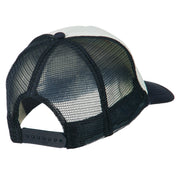 Sailboat Under Sun Embroidered Foam Mesh Back Cap