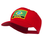 South America Brazil Flag Patched High Pro Style Cap