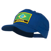 South America Brazil Flag Patched High Pro Style Cap