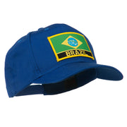 South America Brazil Flag Patched High Pro Style Cap