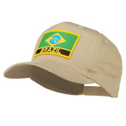 South America Brazil Flag Patched High Pro Style Cap