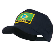 South America Brazil Flag Patched High Pro Style Cap