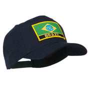 South America Brazil Flag Patched High Pro Style Cap